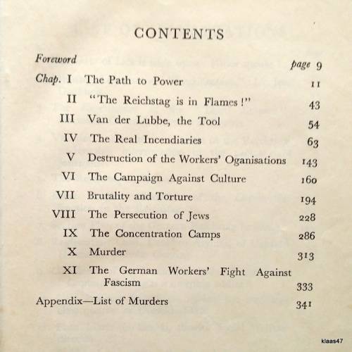 The Brown Book of The Hitler Terror and the Burning of the Reichstag - 1933 - Foreword: Lord Marley