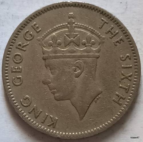Mauritius - 1950 - George VI - Quarter Rupee - Copper-Nickel