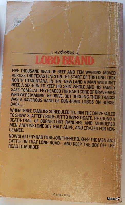 Slattery: Longhorns North No 6 - Steven C Lawrence - Paperback