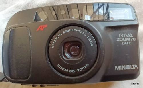 Minolta AF - RIVA ZOOM 70 DATE - Film Camera - For Display, Prop or Spares