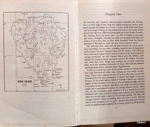 Bear Island - Alistair MacLean - Hardcover - First Edition 1971