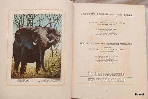 Our South African National Parks: Cigarette Card Album (1 card missing)