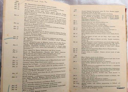 War Chronology 1936-1945: The Long Road to Victory - Hardcover