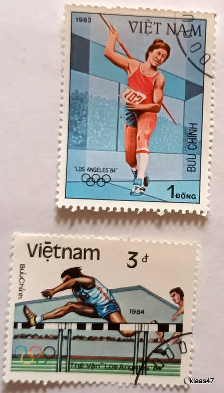 Vietnam - Theme: Sport - 2 Used stamps