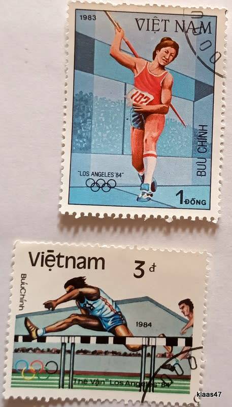 Vietnam - Theme: Sport - 2 Used stamps