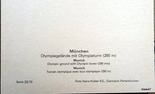 Munich - 10 Small Colour Photos (Folded Souvenir)