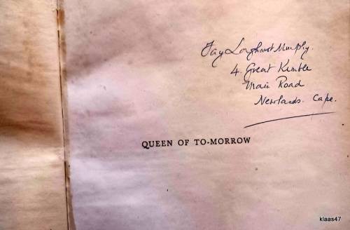 Queen of To-Morrow - Louis Wulff - Hardcover 2nd Ed