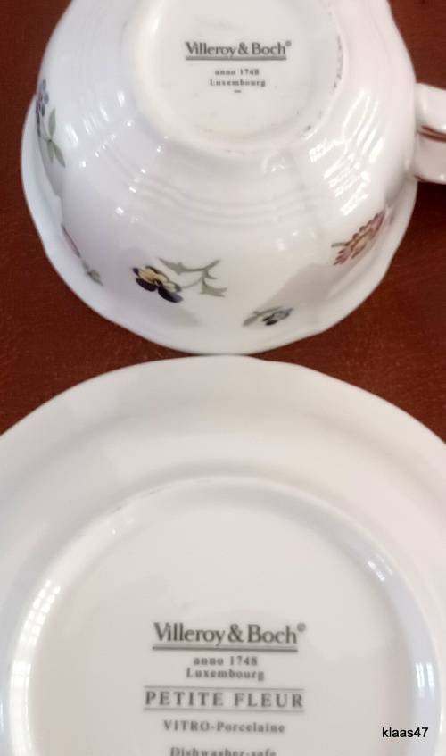 Villeroy Boch - Petite Fleur - Tea Cup and Saucer (200ml)