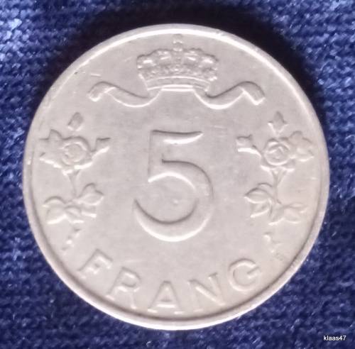 Luxembourg - 1949 - 5 Francs - Charlotte - Copper-nickel