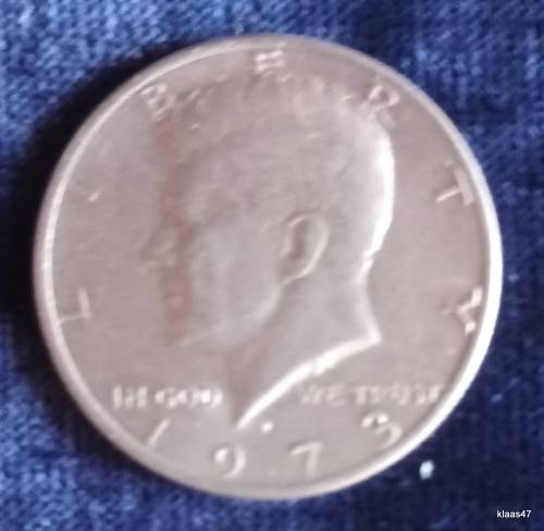 USA - 1973  D - Kennedy Half Dollar - Copper-nickel clad copper