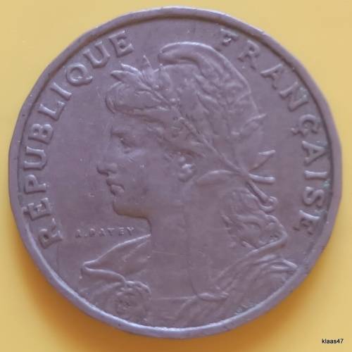 France -1904 - 25 Centimes - Nickel