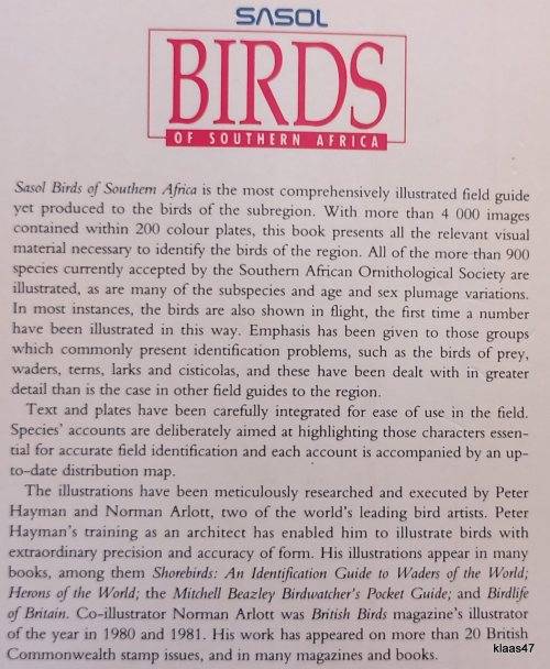 Sasol Birds of Southern Africa - Ian Sinclair, Phil Hockey and Warwick Tarboton - Paperback 3rd Impr