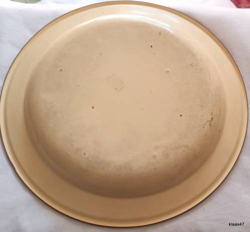Enamel Plate - Yellow