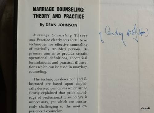 Marriage Counseling: Theory and Practice - Dean Johnson - Hardcover