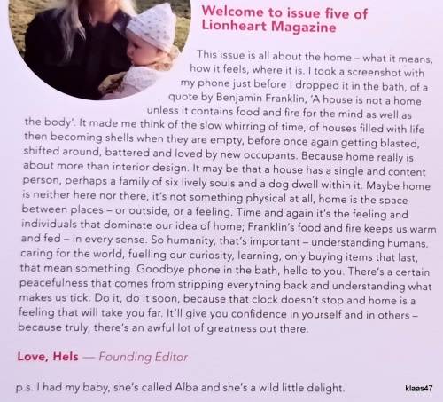 Lionheart Magazine - Issue 5 - Ed: Helen Martin
