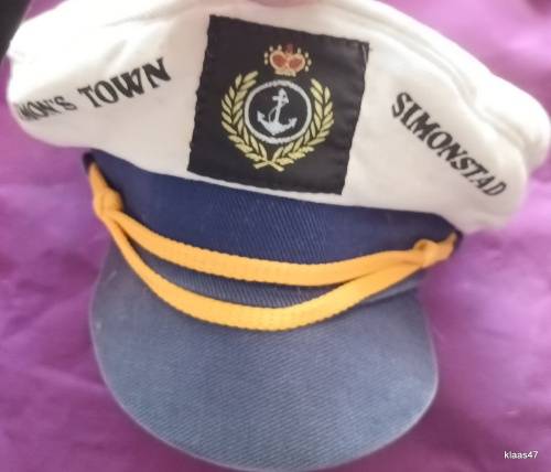SACAP Manufacturers - Simon`s Town Souvenir Cap - Size S (Naval Style Cap)
