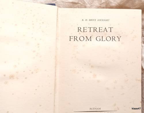 Retreat from Glory - R H Bruce Lockhart - Hardcover 1934