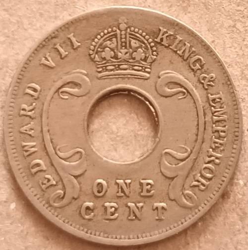 East Africa & Uganda - 1909 - Edward VII - One Cent -  Copper-nickel