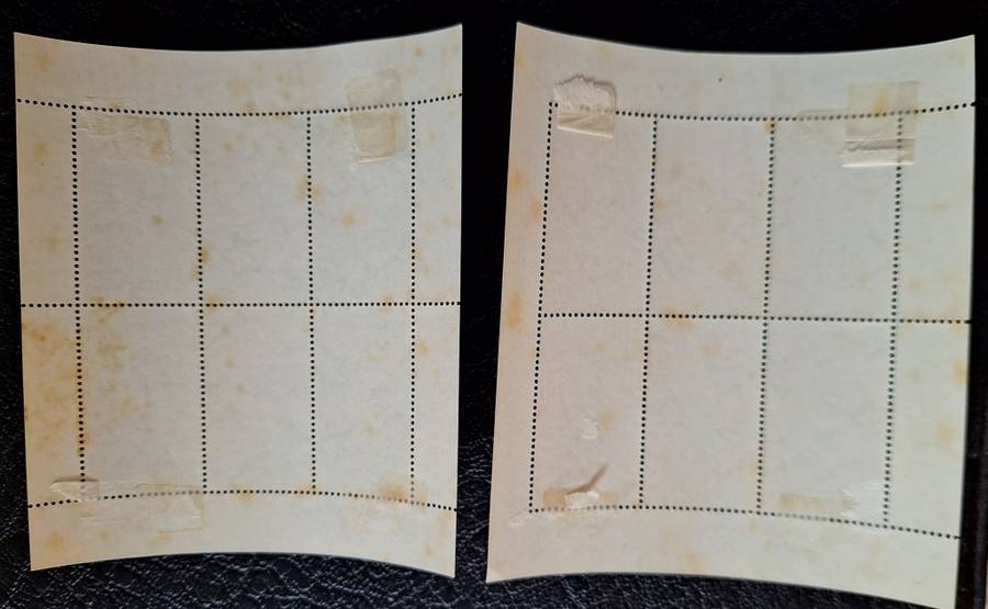 New Zealand 1959 Health Issue Birds Set of 2 Unused Hinged Miniature Sheets