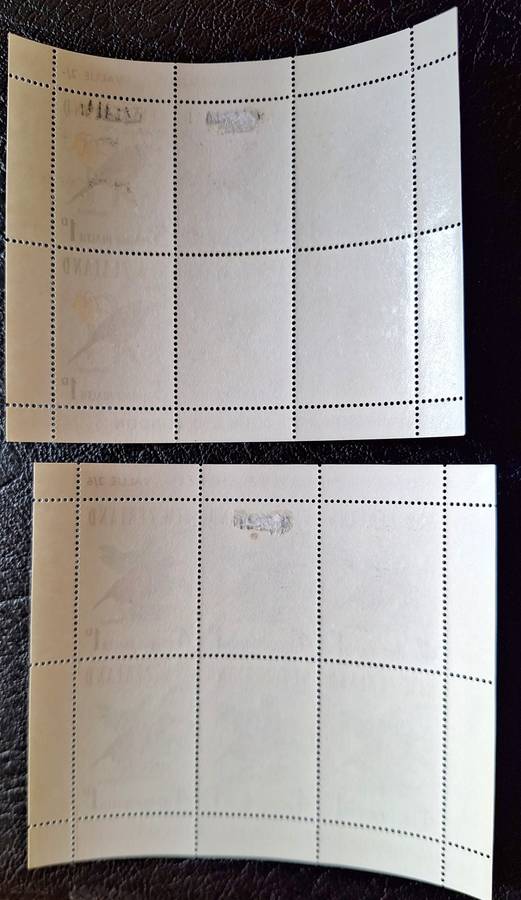 New Zealand 1966 Health Set of 2 Unused Hinged Miniature Sheets