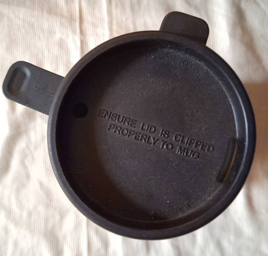 Black Stormers Lidded Travel Mug