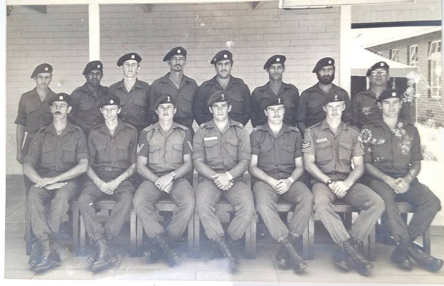 Framed Photograph Western Province Command Course WP 8045 1980