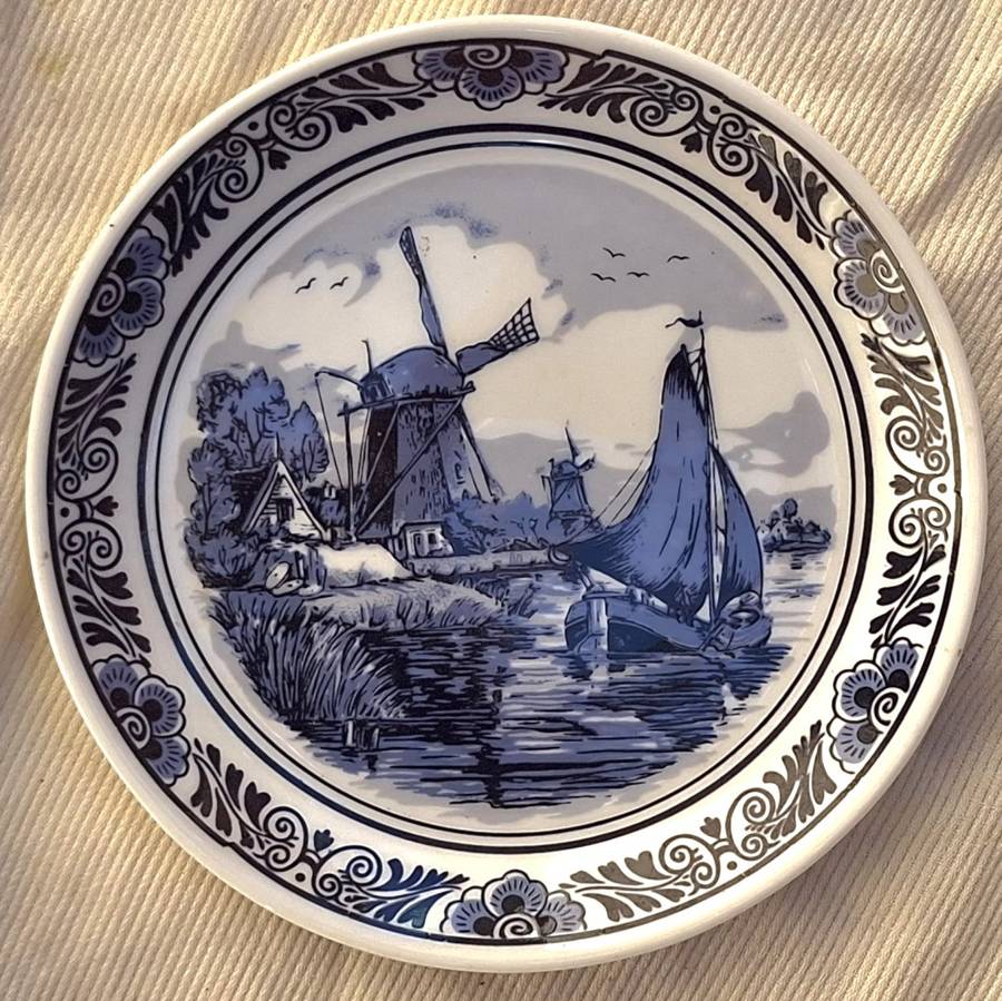 Delft Oude Molen Fabriek Holland Small Plate