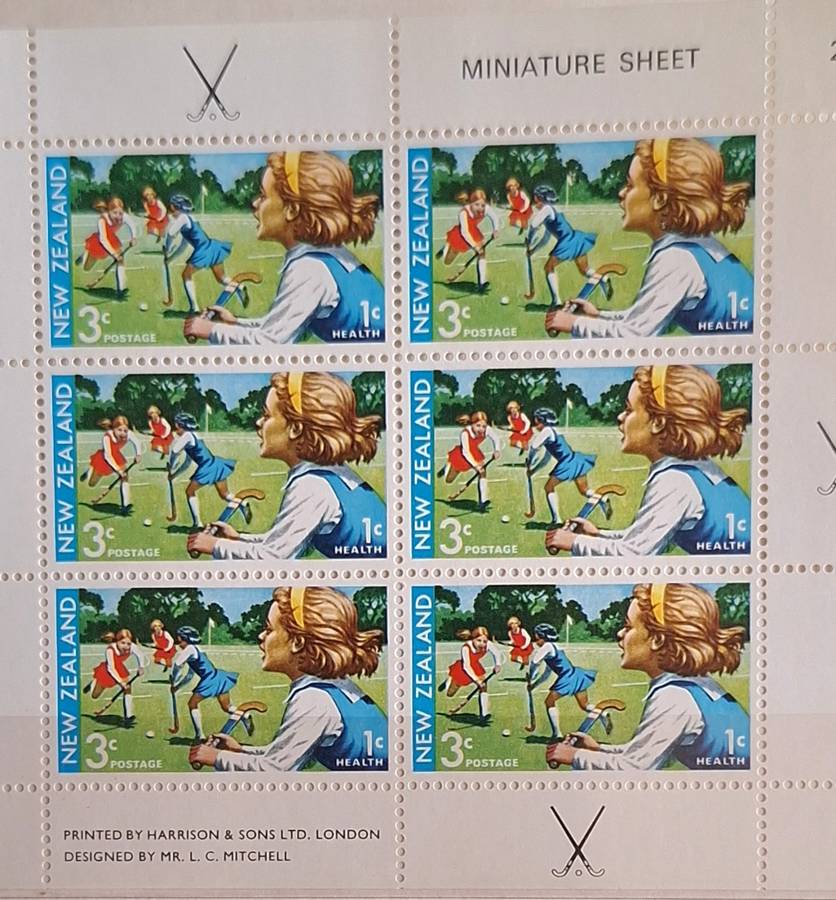 New Zealand 1971 Health Issue Set of 2 Mint Miniature Sheets