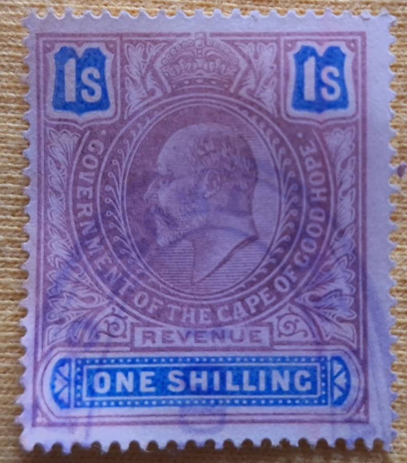 Government of Cape of Good Hope Edward VII 1 shilling Used stamp