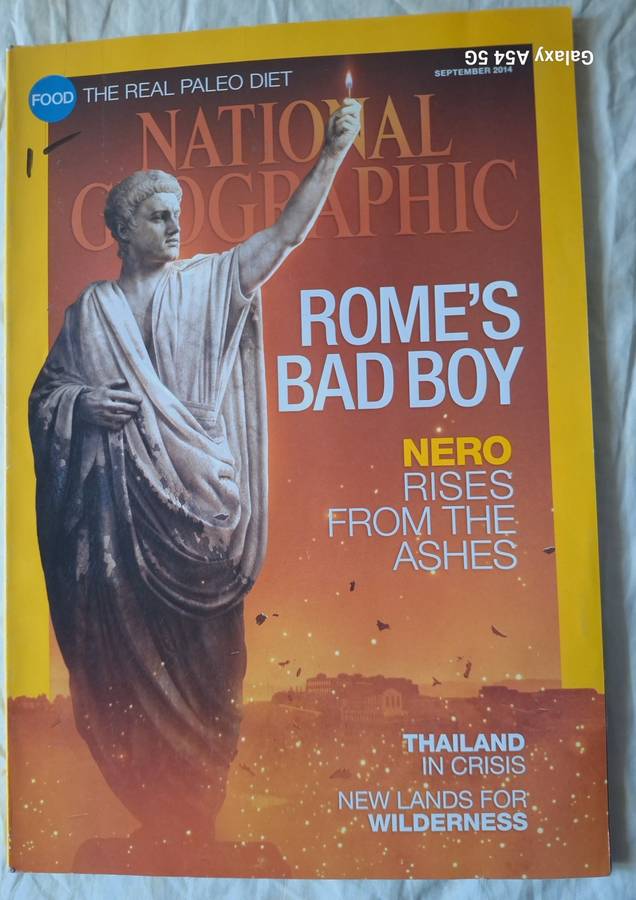 National Geographic September 2014 Rome's Bad Boy: Nero Rises from the Ashes