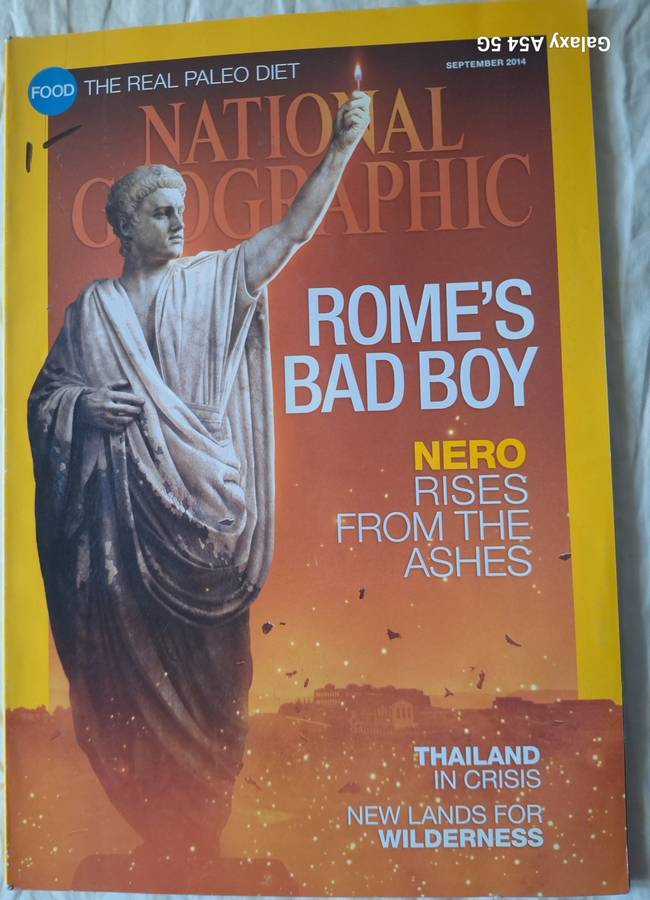 National Geographic September 2014 Rome's Bad Boy: Nero Rises from the Ashes