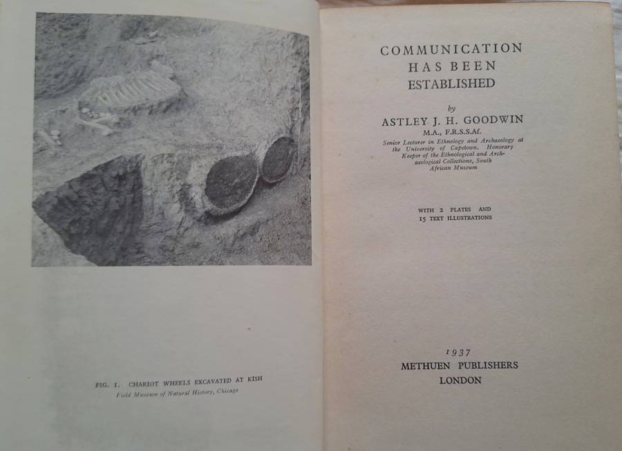 Communication has been Established by Astley J H Goodwin Hardcover 1937