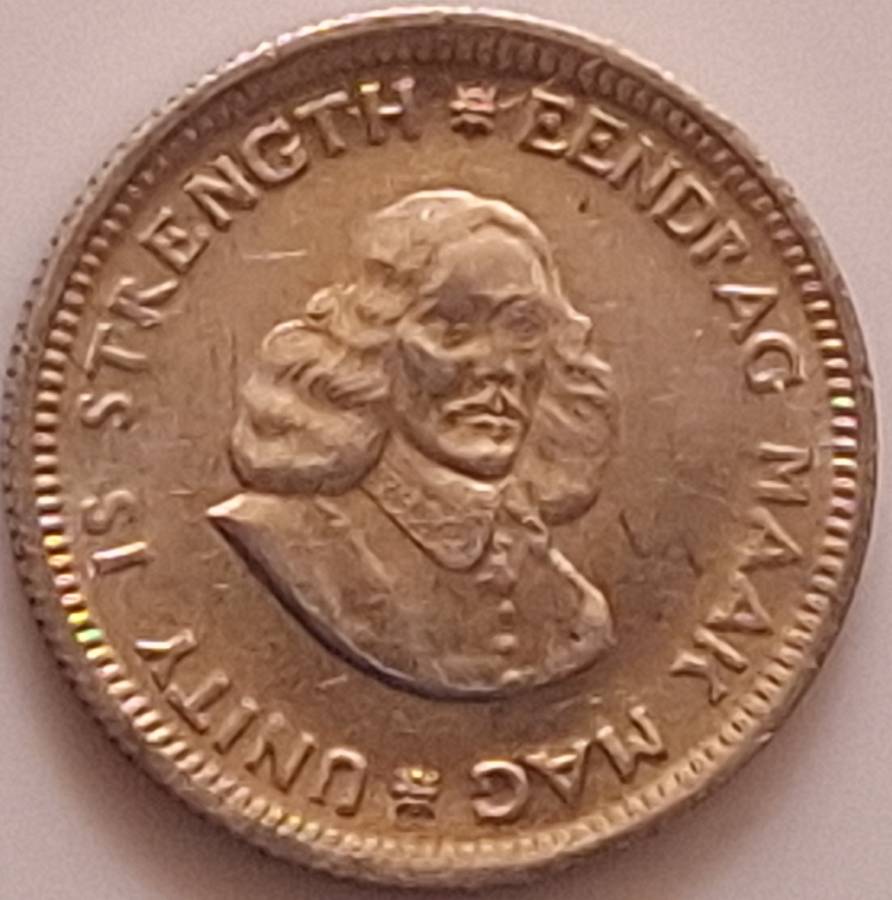 South Africa 1963 5c Silver