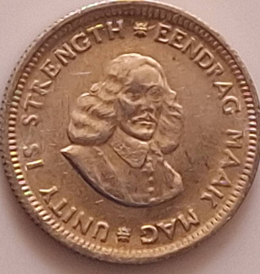 South Africa 1963 5c Silver