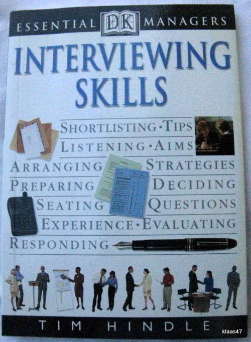 INTERVIEWING SKILLS BY TIM HINDLE  SMALL THIN PAPERBACK  ESSENTIAL  MANAGERS