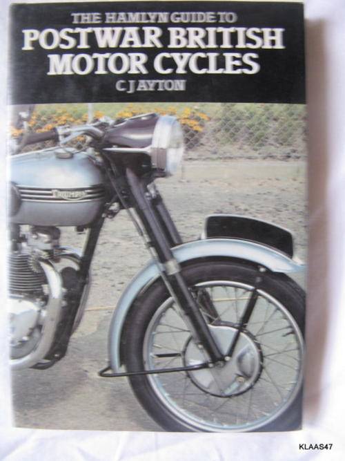 THE HAMLYN GUIDE TO MOTOR CYCLES BY CJ AYTON  HARDCOVER  1982