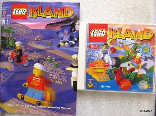 LEGO ISLAND: 3D ACTION ADVENTURE : PC CD-ROM : AGES 6-12 : WITH INSTRUCTION MANUAL