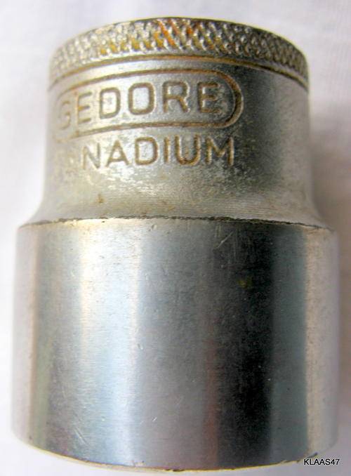 GEDORE - SOCKET - VANADIUM - D19 - SA - NO.26