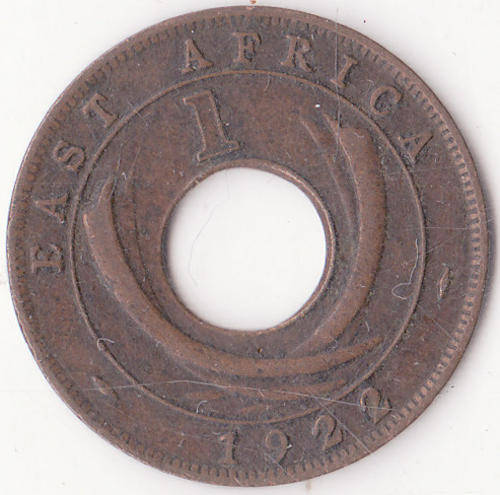 EAST AFRICA ; ONE CENT : 1922