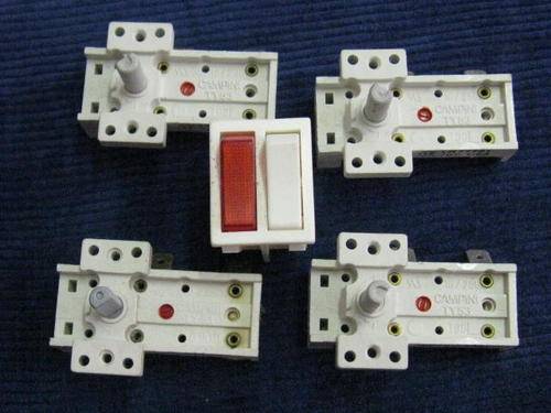 4 THERMOSWITCHES  & OFF/ON SWICTH  FOR  OIL HEATERS