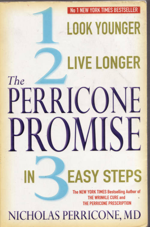 1/2 THE PERRICONE  PROMISE  IN 3 EASY STEPS BY  NICHOLAS  PERRICONE MD   PAPERBACK