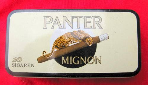 PANTER : CIGARETTE TIN : 10.3x5x2cm : MADE IN HOLLAND
