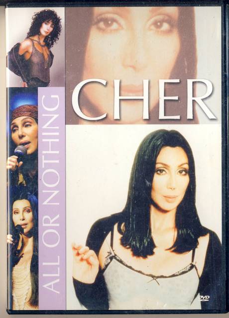 CHER : ALL OR  NOTHING : DVD A2111 : GEMA  VEO STAR  : NO BOOK LET