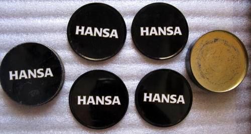 HANSA - TIN WITH 4 COASTERS (CORK BOTTOMS)