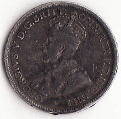 AUSTRALIA : SIXPENCE  : 1916