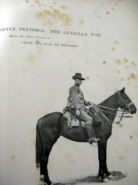 AFTER  PRETORIA  THE GUERILLA WAR  JUNE 1900--JUNE 1902( LOT OF RUST IN THE TWO BOOKS )