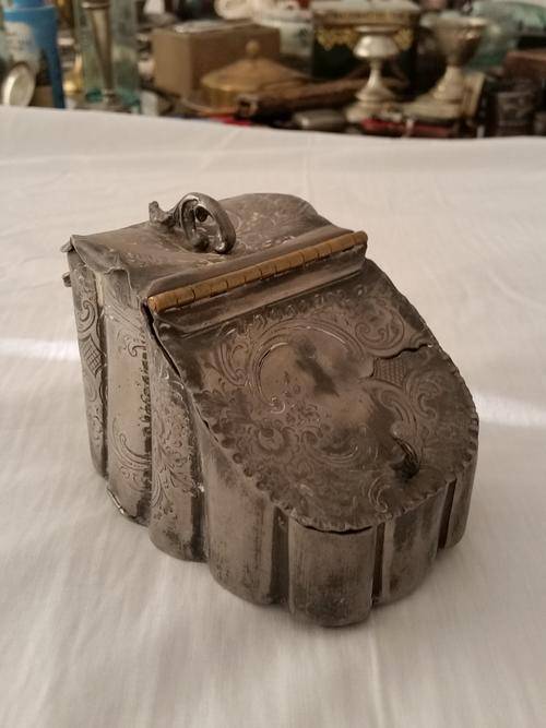 Antique Silver Jewellery Box