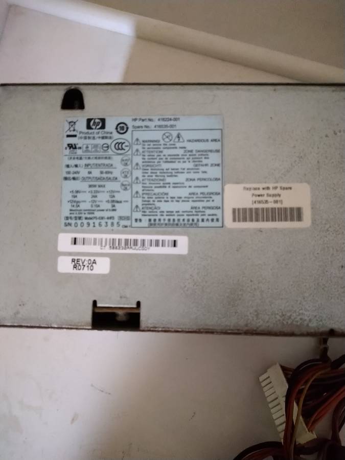 HP Desktop Power Supply Unit