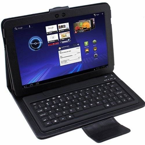 Case with Bluetooth Keyboard & FREE Screen Protector for Samsung Galaxy Tab 10.1" P7500