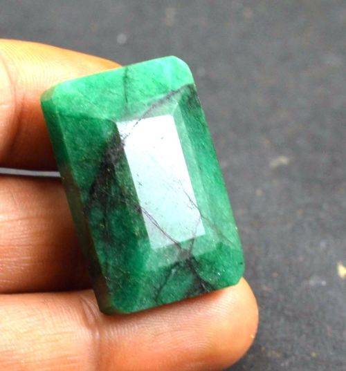 80 CT Natural Emerald Cut Earth-Mined Huge Emerald Gems For Collection
